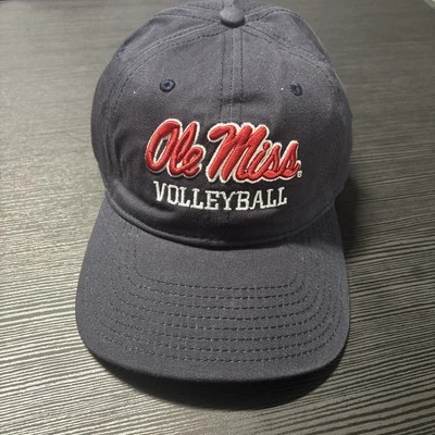 The Game Ole Miss Rebels Volleyball Dad Hat Cap Adjustable Strap Blue NCAA - Image 1 of 4