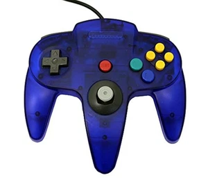 Mars Devices Transparent Blue Replacement Controller For N64 Brand New 0Z - Picture 1 of 3