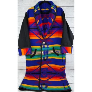 Cappotto Pendleton reversibile 100% lana tema azteco sud-ovest - Foto 1 di 7