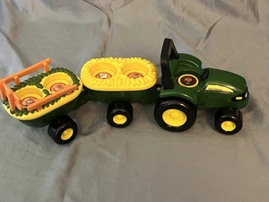 John Deere Farm Tractor Hay Ride With Animal Sounds Tomy 34908V No Animals - Picture 1 of 11