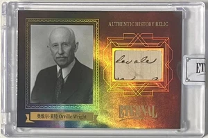 Orville Wright First Flight 2024 Eternal #/D 95/99 Cut Personal Letter Relic COA - Bild 1 von 6