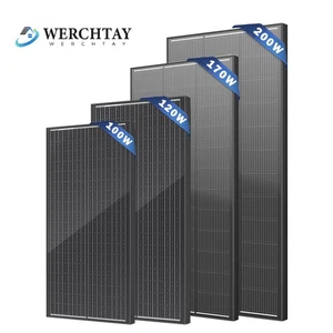 100W 120W 150W 170W 200W 300W Solar Panel 12V Mono Caravan Home Off Grid Boat RV - Picture 1 of 18