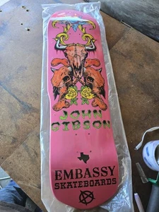 EMBASSY JOHN GIBSON SKATEBOARD DECK  - Bild 1 von 5