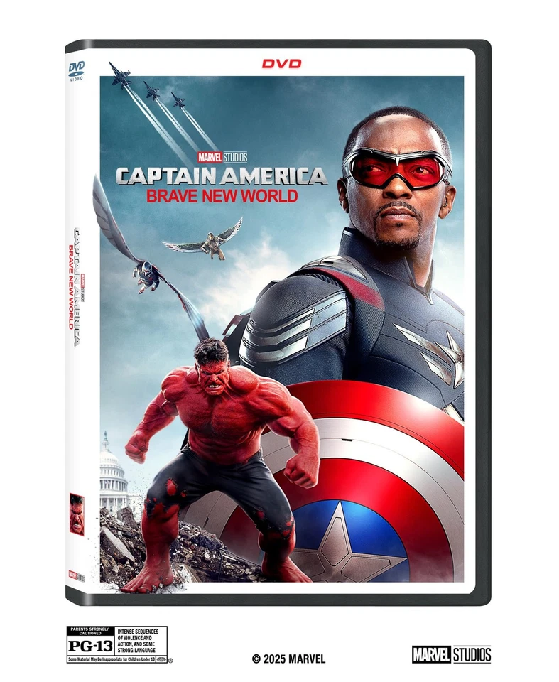 SONY PICTURES HOME ENTERTAINMENT Disney Captain America Brave New World DVD Action Adventure 118 Min 1003263916