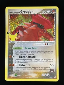 Team Magma's Groudon 9/95 Ultra Rare Celebrations Pokémon TCG Near Mint - Picture 1 of 2