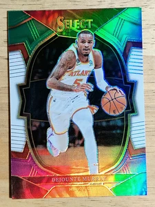 2022-23 Select Prizms Green White Purple #2 Dejounte Murray - Picture 1 of 2