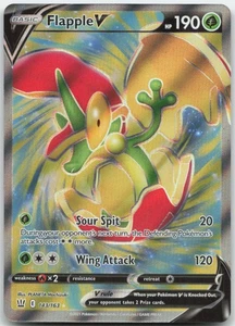 Flapple V 143/163 SWSH05: Battle Styles Pokemon Card NM - Picture 1 of 1