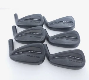 Cobra KING FORGED TEC X 2023 BLACK Irons Head Only 6-Piece 5~PW - Picture 1 of 9