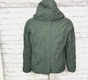 LL Bean Women’s Medium Hooded All Season Jacket Fleece Lined Insulated Green - Picture 1 of 18