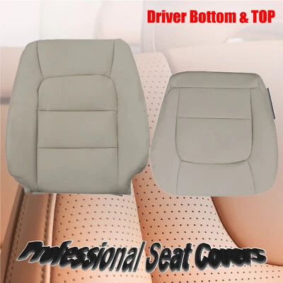 Cubierta de asiento de cuero tostada para parte inferior y superior del conductor delantero Lexus LX470 1998 1999-2007 Foto 1 de 4