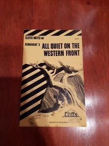 CliffsNotes on Remarques All Quiet On The Western - Picture 1 of 4