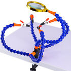 5 Flexible Arms Solder Helping Hands Soldering Third Hand Tool  Magnifying Glass