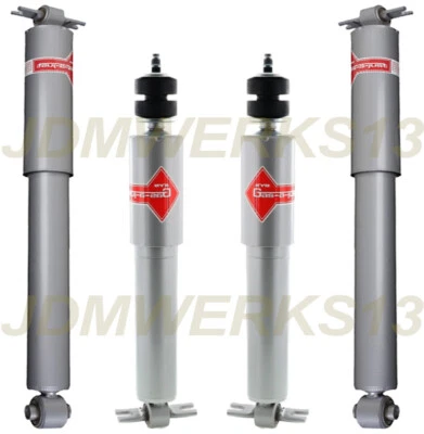KYB 4 Heavy Duty Upgrade SHOCKS CHEVY EXPRESS VAN SAVANA 2500 3500 4500 03 - 20 - Imagem 1 de 4