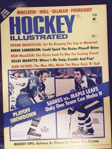 5/74 Hockey Illustrated Magazine Perreault Ullman Sabres Maple Leafs - Bild 1 von 7