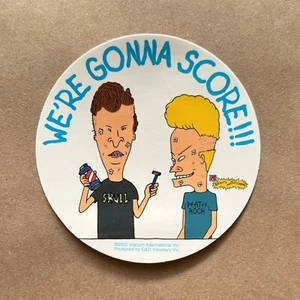 Beavis & Butthead We're Gonna Score Shaving Vinyl Sticker Decal Vintage Rare - Picture 1 of 2