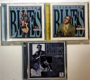 3 CDs: LIVING THE BLUES: Legends & Greats + BLUES LEGENDS - Various Artitsts  - Imagen 1 de 1