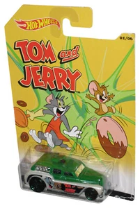 Hot Wheels Tom & Jerry Cockney Cab II (2014) Mattel Green Toy Car 1/6 - Picture 1 of 1