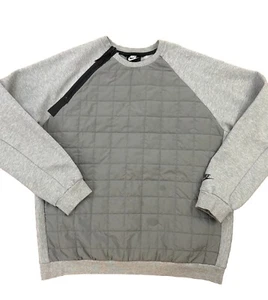 Sudadera acolchada Nike Tech Pack. Hombre grande. Cuello redondo. Gris. Cremallera. - Imagen 1 de 11