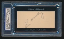 GENE WOODLING 2010 HISTORIC AUTOGRAPHS HALL OF FAME & ALL-STAR EDITION #/5