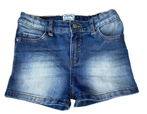 Mayoral girls basic snap closure light clean wash jean shorts size 7 (122 cm) - Picture 1 of 4