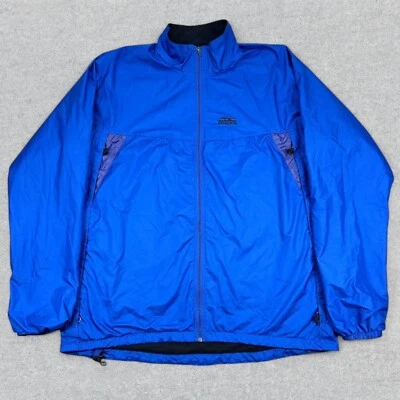Chaqueta Patagonia Para Hombre XL Azul Zephur Cremallera Completa Ventilada Cremallera Lateral Aire Libre Senderismo Foto 1 de 4