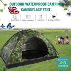 2-3 Man Automatic Instant Double Layer Pop Up Camping Tent Waterproof Outdoor Uk