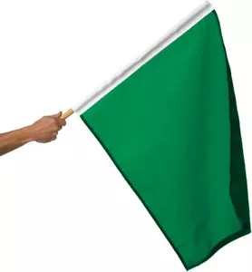 Bandera AGAS Green Racing -Inicio Carrera-Multi Variación-Calidad Premium - Imagen 1 de 4