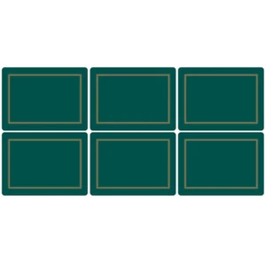 Pimpernel Classic Emerald Placemats Set of 6 - Picture 1 of 1