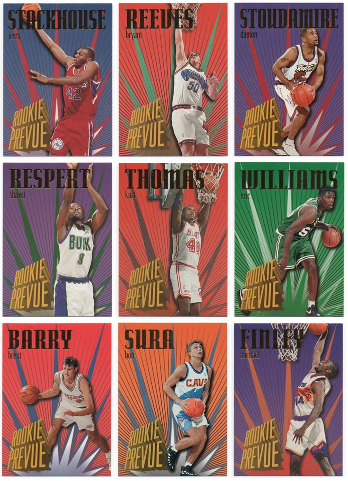 1995-96 SkyBox Premium Rookie Prevue RC - Pick Any - Image 1 of 1