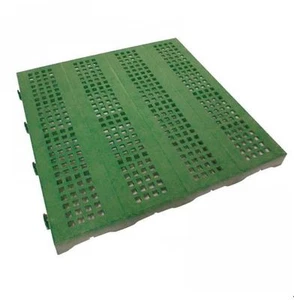 Piastrella Mattonella da Giardino Esterno in Plastica Verde 40x40 cm Carrabile - Foto 1 di 1