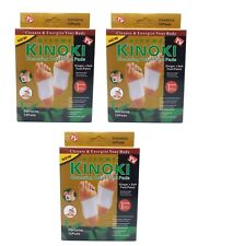 Cure 3 boîtes Kiyome Kinoki GOLD Patch detox plantaire - Foot patch anti toxine