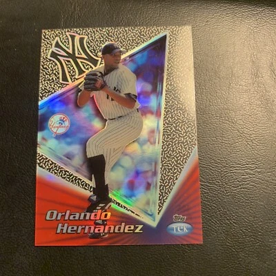 C37d 1999 Topps Tek #40a  Orlando Hernandez New York Yankees￼￼ ￼￼￼,￼pattern￼ 03 - Image 1 of 2