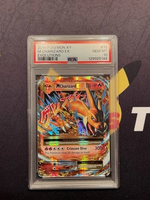 Pokemon XY Evolutions M Charizard EX 13/108 Ultra Rare PSA 10 Gem Mint - Image 1 of 2