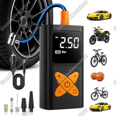 150 PSI Digital Tire Inflator Car Air Pump Compressor Electric Portable Auto 12V - Image 1 of 4