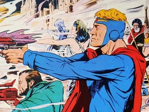 Vintage Flash Gordon Puzzle - 224 Teile, 47c33cm - vollständig* - Bild 1 von 3