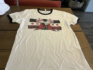 CM Punk White Shirt Mens Medium AEW Wrestling “Best in the World”-Large-READ - Picture 1 of 22
