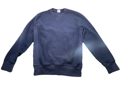 Sudadera De Colección J Crew Ropa Deportiva Peso Pesado Cuello Redondo Talla XS Azul Años 90’s Foto 1 de 4