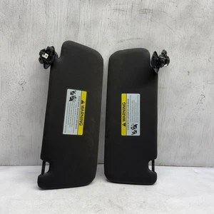 2018-2023 KIA STINGER GT FRONT WINDSHIELD LEFT & RIGHT SIDE SUN VISOR BLACK OEM - Picture 1 of 5