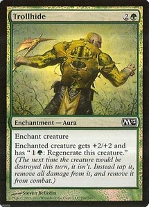 MTG - M12 - Trollhide - 2X - Foil - quasi nuovo - Foto 1 di 1
