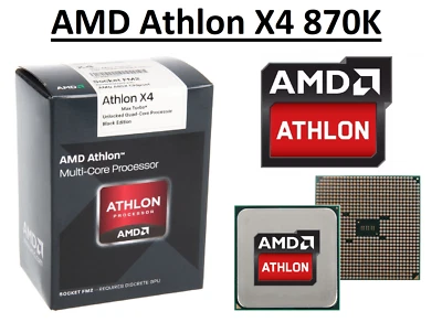 AMD Athlon X4 870K Quad Core Processor 3.9 - 4.1 GHz, Socket FM2+, 95W CPU  - Image 1 of 4