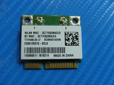 Sony Vaio Flip SVF14N11CXB 14" Genuine Laptop Wireless WIFI Card BCM943142HM - Image 1 of 2
