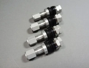 ENKEI Wheel Genuine Light Alloy Valves Silver for RPF1, RPF1RS, RS+M Set of 4 - Picture 1 of 7