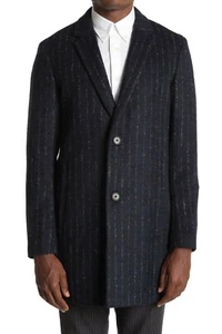 NWT Theory Stripe Overcoat | Classic Business Jacket for Fall Winter, XS - Picture 1 of 15