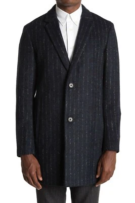 NWT Theory Stripe Overcoat | Classic Business Jacket for Fall Winter, XS - Image 1 of 4