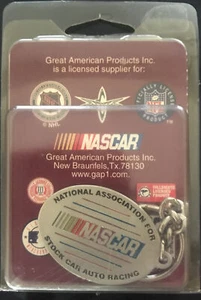 Reines Zinn NASCAR Schlüsselanhänger TOLLE AMERIKANISCHE PRODUKTE. - Bild 1 von 4