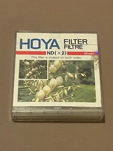 HOYA 55mm Neutral Density ND (x2) Screw On Filter SLR DSLR Boxed - Picture 1 of 10
