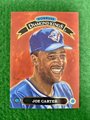 1991 Donruss Diamond Kings #DK3 Joe Carter Toronto Blue Jays MLB - Image 1 of 2