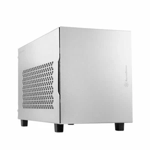 Silverstone SG15S (SILVER) Mini-DTX/Mini-ITX Aluminum/Steel Cube Case - Picture 1 of 6
