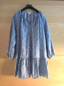 ** H&M ** NUEVO ** Túnica súper linda en tonos azules, talla L ** - Imagen 1 de 3