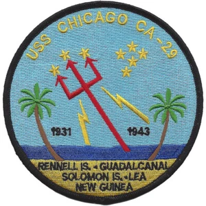 USS Chicago CA-29 Cruiser Ship Patch - Bild 1 von 6